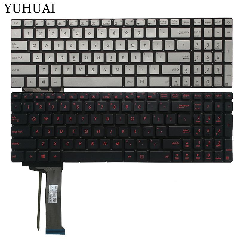 New US backlit black laptop keyboard FOR ASUS GL552 GL552J GL552JX GL552V GL552VL GL552VW N552VW N552VX G771JM G771JW silver/red
New US backlit black laptop keyboard FOR ASUS GL552 GL552J GL552JX GL552V GL552VL GL552VW N552VW N552VX G771JM G771JW silver/red