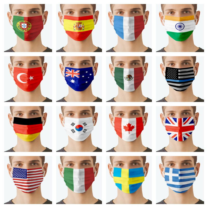 50pcs/pack National Flag Printed Face Mask Unisex Dustproof Windproof Face Cover Reusable Outdoor Cycling Adults Mouth-muffle DHL E1224 Kjlc
50pcs/pack National Flag Printed Face Mask Unisex Dustproof Windproof Face Cover Reusable Outdoor Cycling Adults Mouth-muffle DHL E1224 Kjlc