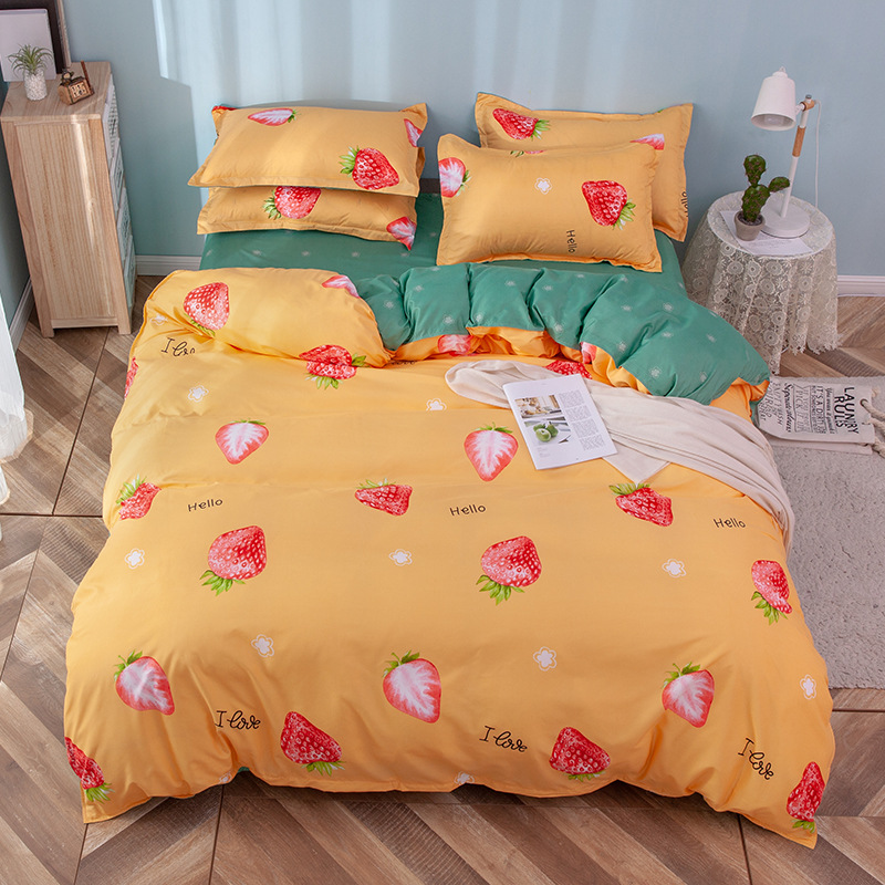 denisroom cute bed linens Strawberry bedding set Quilt cover Duvet Cover set ED53#, Style26
denisroom cute bed linens Strawberry bedding set Quilt cover Duvet Cover set ED53#, Style26
