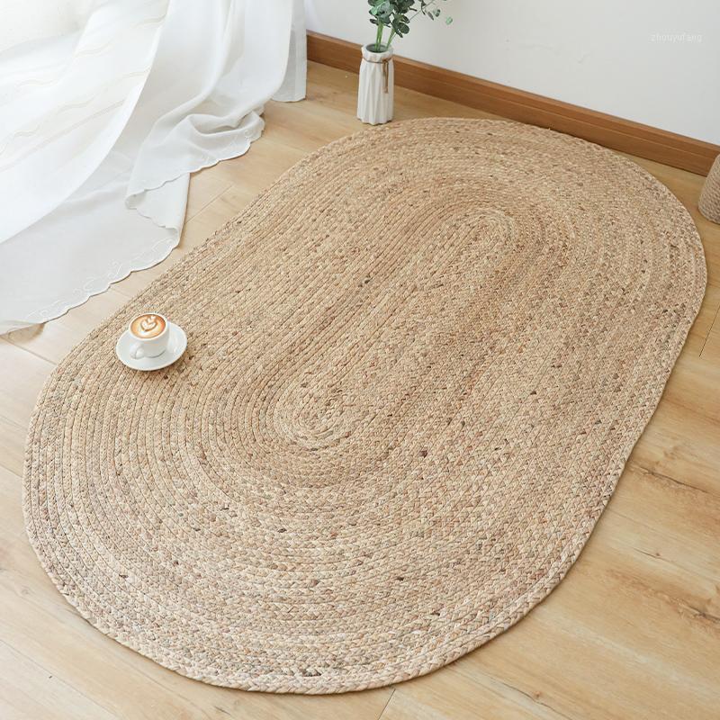 Carpets Natural Reed Handmade Cool Carpet For Summer, Decoration Rug 90x150cm, Japanese Style Oval Shaped Tatami Mat SALES
Carpets Natural Reed Handmade Cool Carpet For Summer, Decoration Rug 90x150cm, Japanese Style Oval Shaped Tatami Mat SALES