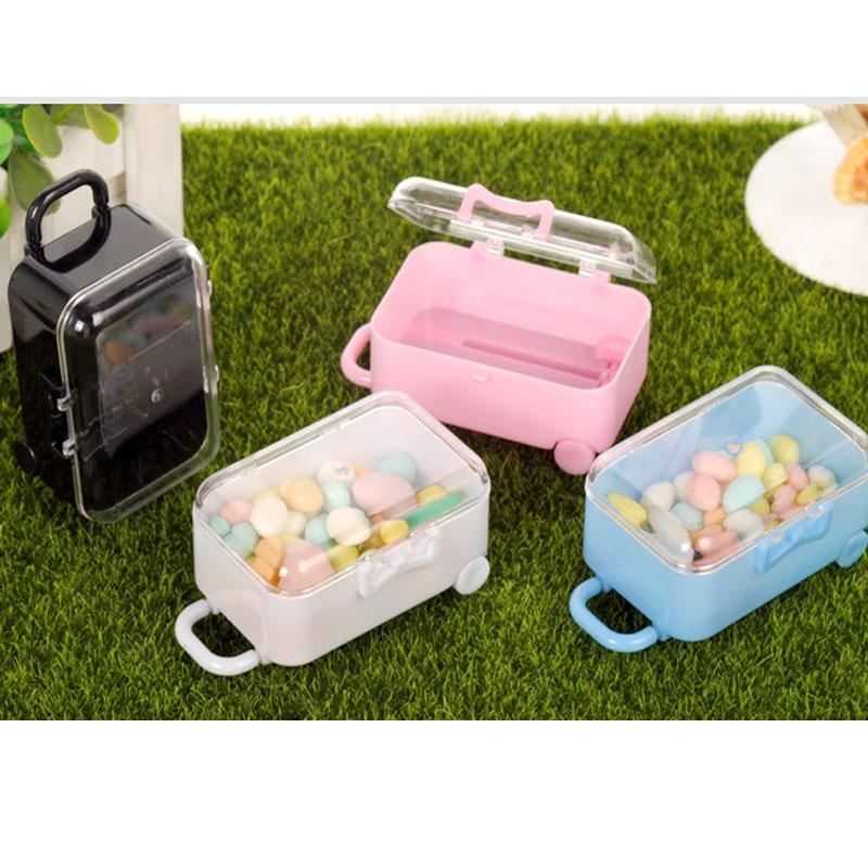 20pcs plastic mini cute rolling travel suitcase box shape candy box wedding kids candy new year christmas party gift supplie
20pcs plastic mini cute rolling travel suitcase box shape candy box wedding kids candy new year christmas party gift supplie