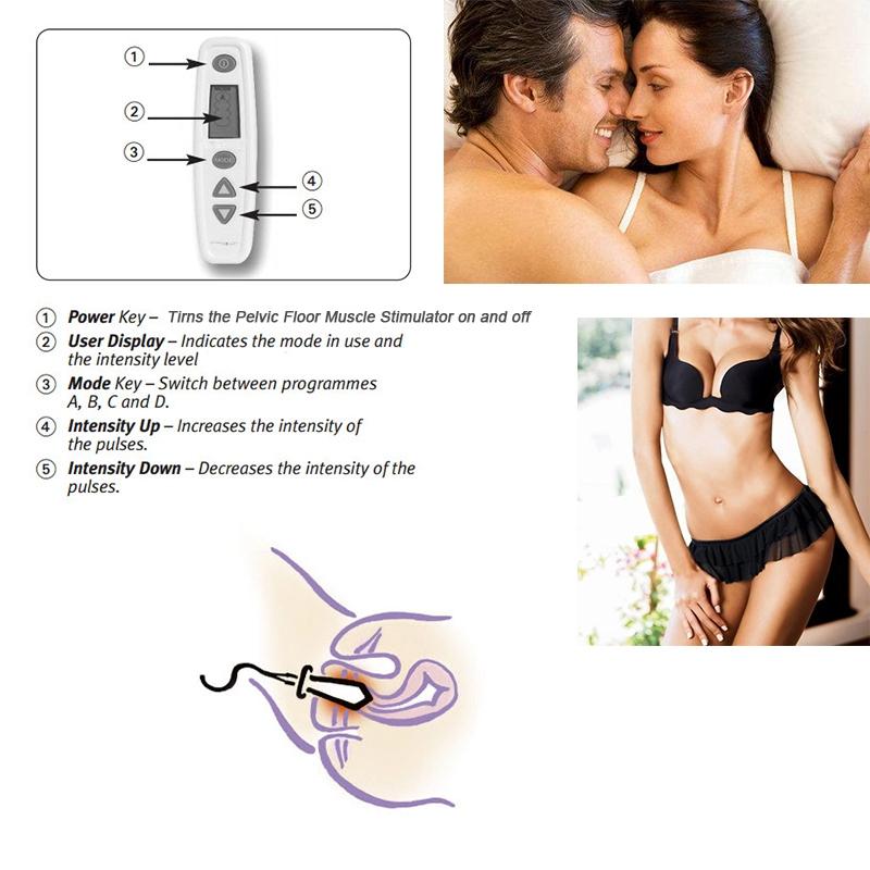 TENS EMS Electric Pelvic Floor Muscle Stimulator Vaginal Trainer Kegel Exerciser Incontinence Therapy