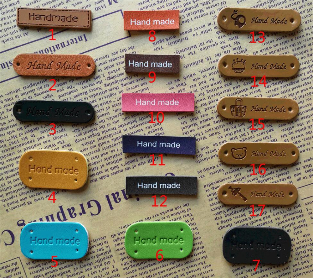 Multi Hand Made Leather Tags For Clothing Diy Accessories For Gift Handcraft Leather Label For Handmade Clothes Labels, Mix color
Multi Hand Made Leather Tags For Clothing Diy Accessories For Gift Handcraft Leather Label For Handmade Clothes Labels, Mix color