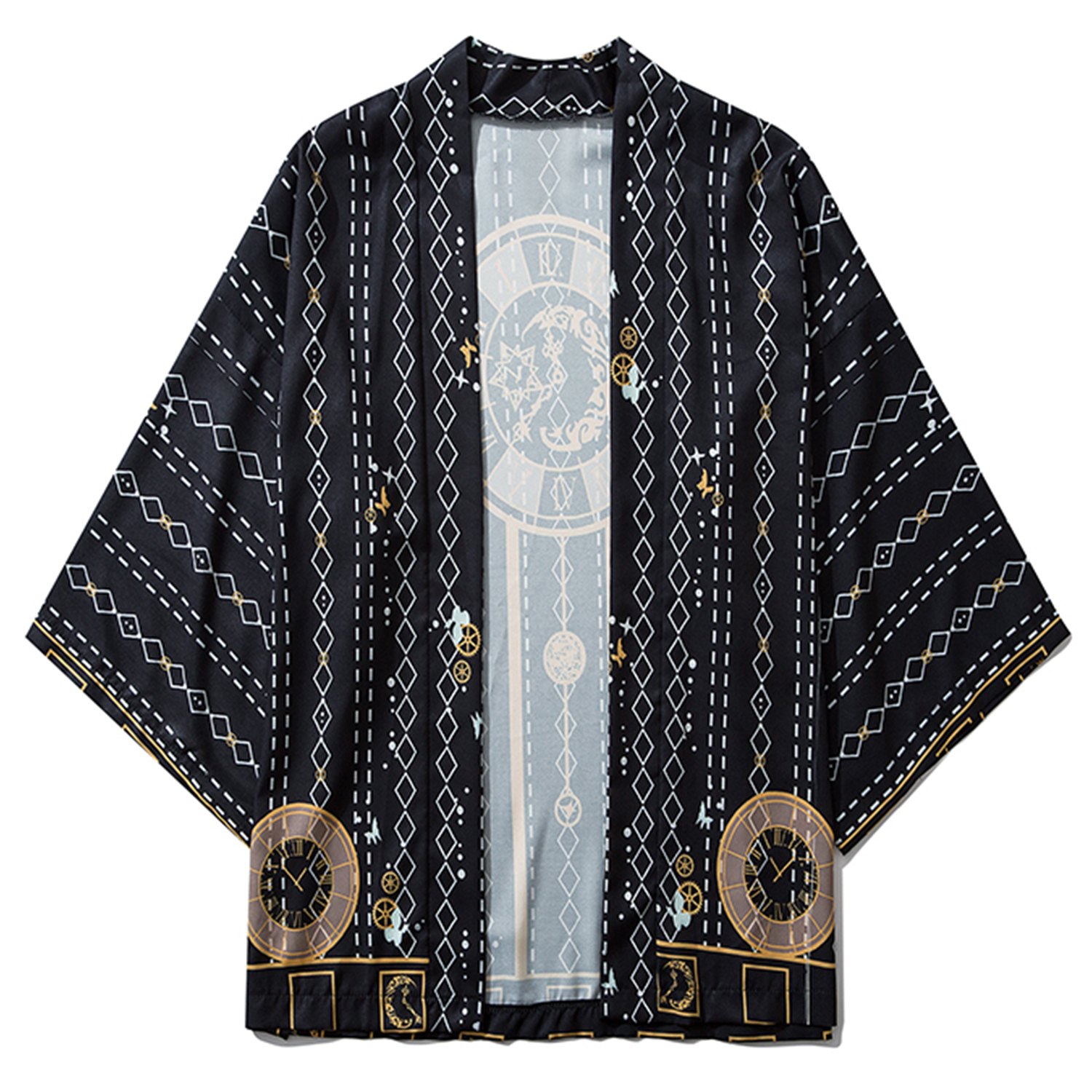 2021 New Aelfric Eden Summer Fashion Japanese Timepiece Print Shirts Harajuku Hip Hop Kimono Jacket Men Front Open Coats Streetwear Oie1, Black
2021 New Aelfric Eden Summer Fashion Japanese Timepiece Print Shirts Harajuku Hip Hop Kimono Jacket Men Front Open Coats Streetwear Oie1, Black