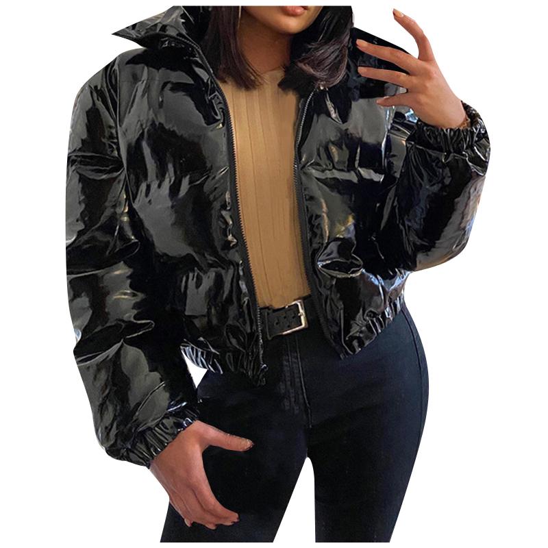 2020 New Fashionable Bright Cotton Loose Coat Style For Woman In Autumn And Winter Thickened Fleece warm Outwear Brand Coat #3, Black
2020 New Fashionable Bright Cotton Loose Coat Style For Woman In Autumn And Winter Thickened Fleece warm Outwear Brand Coat #3, Black