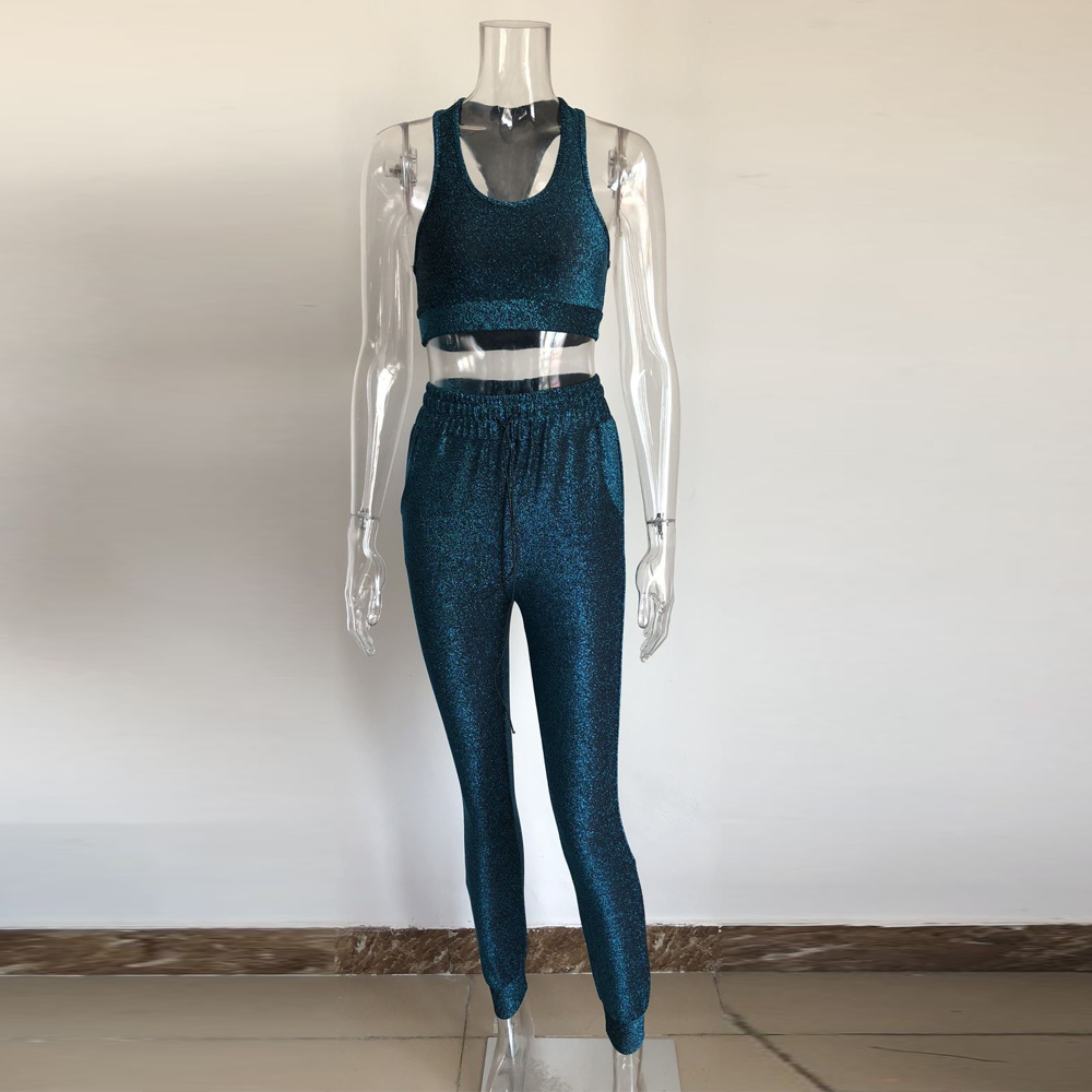 KGFIGU Women two piece set top and pants 2019 summer 2 piece set women tracksuit matching sets pink womens clothing T200116