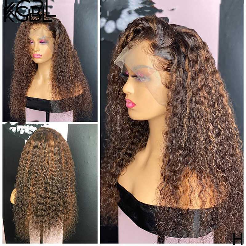 KGBL Highlight Curly T-part Lace Front Human Hair Wigs With Baby Hair Brazilian 150% Density 8-24'' Non-Remy Wigs Medium Ratio, T-part lace wig
KGBL Highlight Curly T-part Lace Front Human Hair Wigs With Baby Hair Brazilian 150% Density 8-24'' Non-Remy Wigs Medium Ratio, T-part lace wig