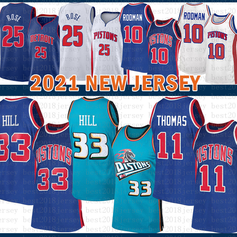 2021 New Basketball Jersey DetroitPistonMens Grant 33 Hill Mesh Retro Dennis 10 Rodman Isiah 11 Thomas Derrick 25 Rose Green, Mens-jersey
2021 New Basketball Jersey DetroitPistonMens Grant 33 Hill Mesh Retro Dennis 10 Rodman Isiah 11 Thomas Derrick 25 Rose Green, Mens-jersey