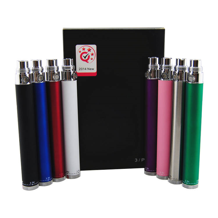 Vision Spinner Vape eGo Twist Battery 3.3-4.8VVariable Voltage 650mah 900mah 1100mah 1300mah Vaporizer e cigarette 510 VV ecig Pen Vapes
Vision Spinner Vape eGo Twist Battery 3.3-4.8VVariable Voltage 650mah 900mah 1100mah 1300mah Vaporizer e cigarette 510 VV ecig Pen Vapes