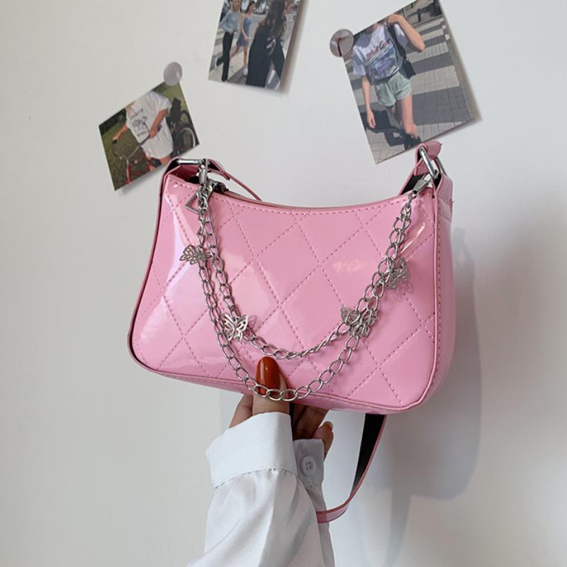 Evening Bags Elegant PU Leather Shoulder For Women Butterfly Chain Ladies Small Purse Handbags Solid Color Female Girls Underarm Bag
Evening Bags Elegant PU Leather Shoulder For Women Butterfly Chain Ladies Small Purse Handbags Solid Color Female Girls Underarm Bag
