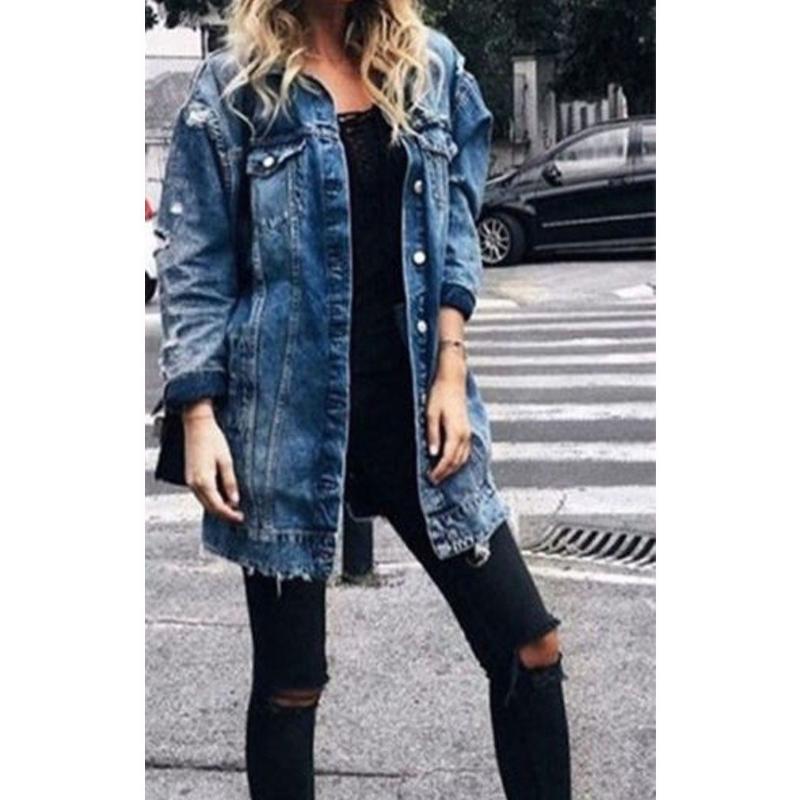 Fashion Autumn Women High Quality Denim Long Coats Oversized Long Sleeve Coat Button Jacket High Street Overcoat Plus Size -3XL, Dark blue
Fashion Autumn Women High Quality Denim Long Coats Oversized Long Sleeve Coat Button Jacket High Street Overcoat Plus Size -3XL, Dark blue
