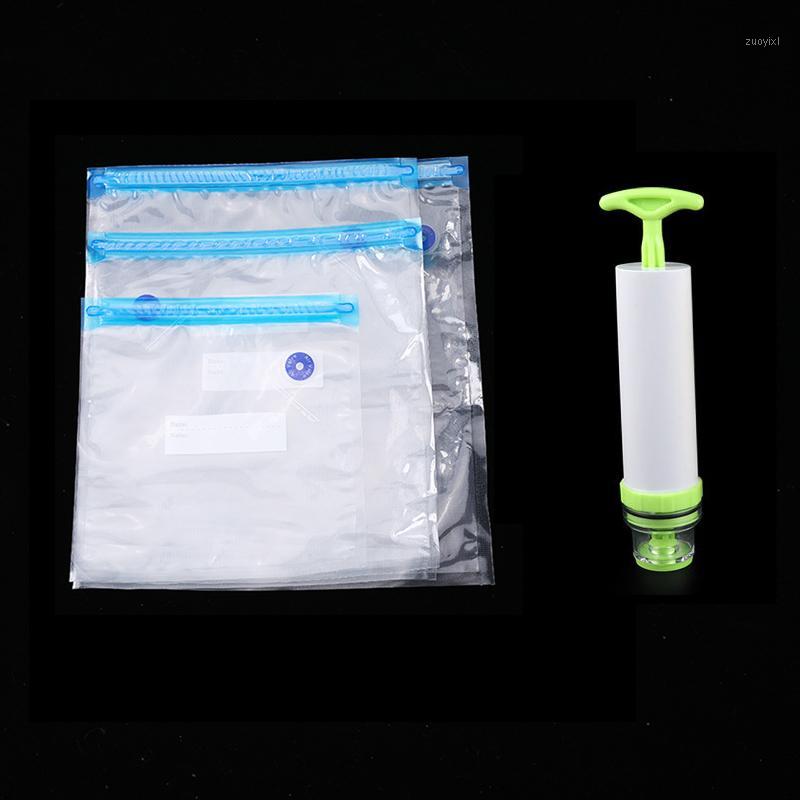 Vacuum Sealer bags For Storage With Hand Pump Reusable Packages Kitchen Organizer(Containing 3pcs bags) Vacuum pump1
Vacuum Sealer bags For Storage With Hand Pump Reusable Packages Kitchen Organizer(Containing 3pcs bags) Vacuum pump1