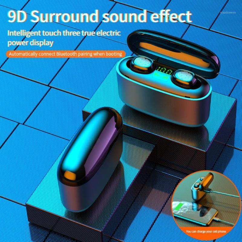2020 NEW 3500mah LED Bluetooth Wireless Earphones Headphones Earbuds TWS Touch Control Sport Headset Noise Cancel Waterproof1, Black
2020 NEW 3500mah LED Bluetooth Wireless Earphones Headphones Earbuds TWS Touch Control Sport Headset Noise Cancel Waterproof1, Black