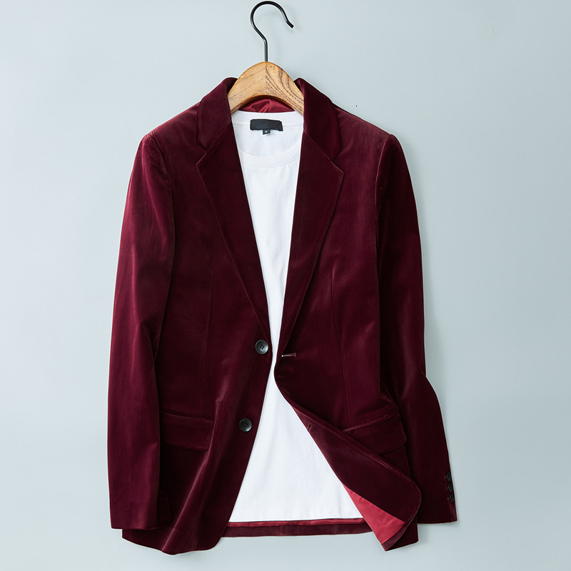 2021 New Style Classic Men's Blazer High-quality Single-breasted Blazers Men S61S, Red.
2021 New Style Classic Men's Blazer High-quality Single-breasted Blazers Men S61S, Red.