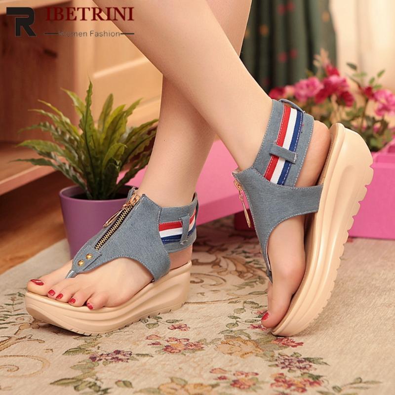 RIBETRINIvintage Big Size 44 Women Shoes Women Mixed Color Zipper Platform Sandals Wedges Comfy Casual Summer Sandals, Dark blue
RIBETRINIvintage Big Size 44 Women Shoes Women Mixed Color Zipper Platform Sandals Wedges Comfy Casual Summer Sandals, Dark blue