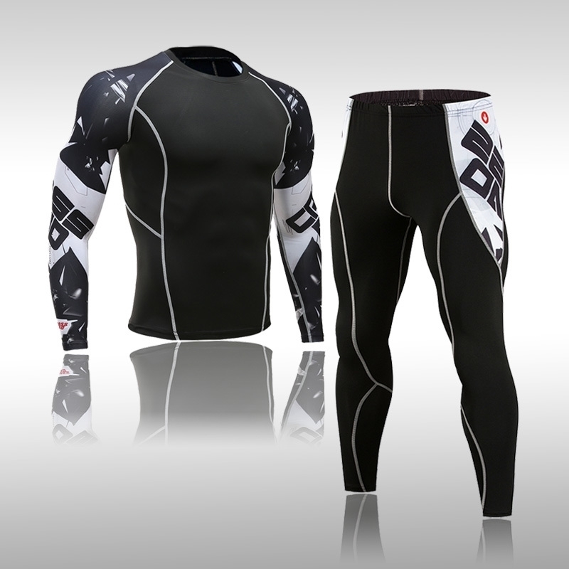 Thermal Underwear Men's Long Underwear Compression Clothing Fitness Shirt Men Running Shirt Training Pants Thermal Underwear 201124, Picture color
Thermal Underwear Men's Long Underwear Compression Clothing Fitness Shirt Men Running Shirt Training Pants Thermal Underwear 201124, Picture color