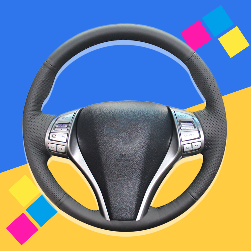 Auto Braid On The Steering Wheel Cover for Teana 2013-2020 Altima 2013-2020 X-Trail 2014-2020 Qashqai 2014-2020 Rogue Car
Auto Braid On The Steering Wheel Cover for Teana 2013-2020 Altima 2013-2020 X-Trail 2014-2020 Qashqai 2014-2020 Rogue Car