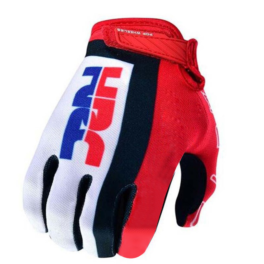 Air Mesh HRC Red Glove For Men Woman Unisex Motocross Motorbike Scooter Dirt Bike Gloves 201022