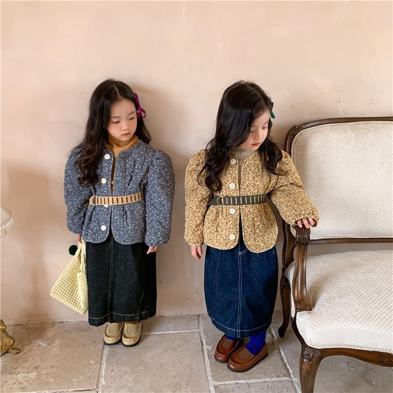 Flower Quilted Cotton Padded Girls Warm Jacket Broken Flower Toddler Boys Round Neck Thicken Coat Infant Baby Girls Winter Cloth, Yellow 
Flower Quilted Cotton Padded Girls Warm Jacket Broken Flower Toddler Boys Round Neck Thicken Coat Infant Baby Girls Winter Cloth, Yellow