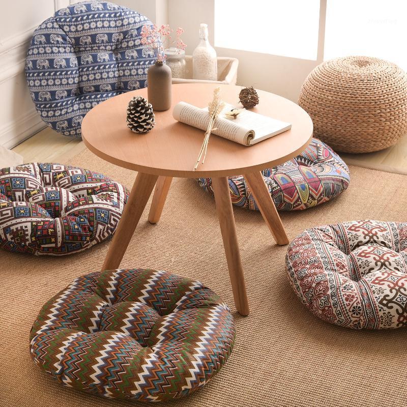 Cushion/Decorative Pillow European Classical Office Cushion Dining Chair Ethnic Style Round Cotton And Linen Thickened Futon Mat
Cushion/Decorative Pillow European Classical Office Cushion Dining Chair Ethnic Style Round Cotton And Linen Thickened Futon Mat