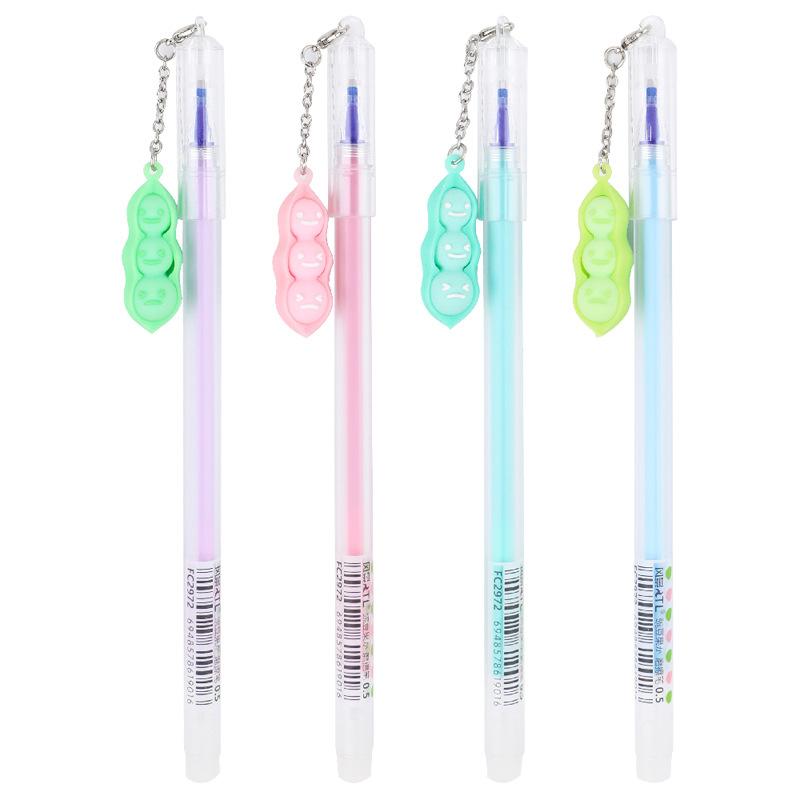 40 pcs/lot Creative Erasable Pea Pendant Gel Pen Cute 0.5mm blue ink Signature Pens Office School Writing Supplies gift 
40 pcs/lot Creative Erasable Pea Pendant Gel Pen Cute 0.5mm blue ink Signature Pens Office School Writing Supplies gift