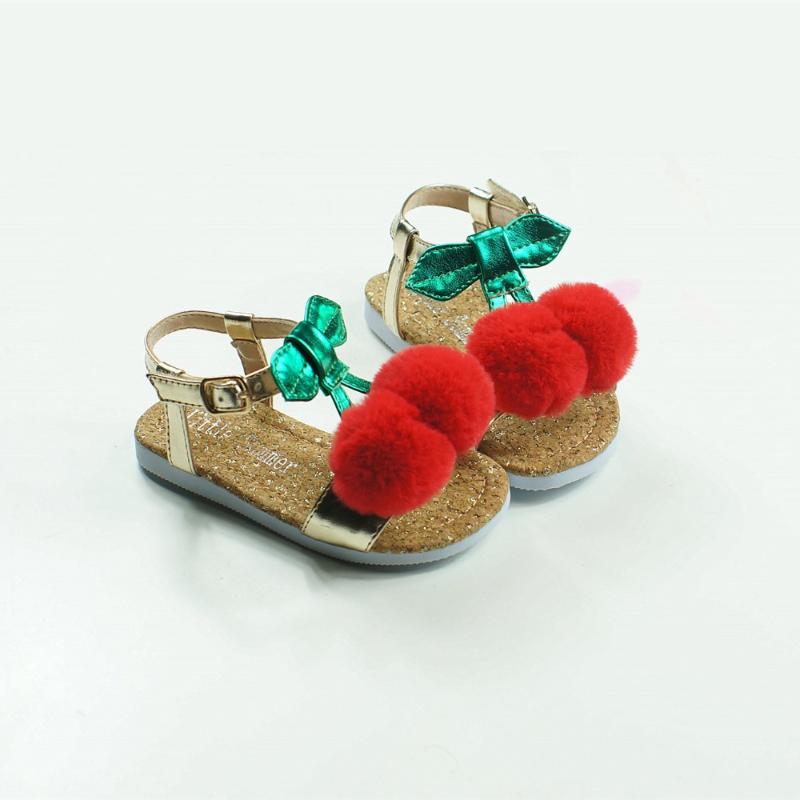 Lovely Cherry Girls Sandals Upscale Children Beach shoes Party sandals Pom Pom Baby moccasins
Lovely Cherry Girls Sandals Upscale Children Beach shoes Party sandals Pom Pom Baby moccasins