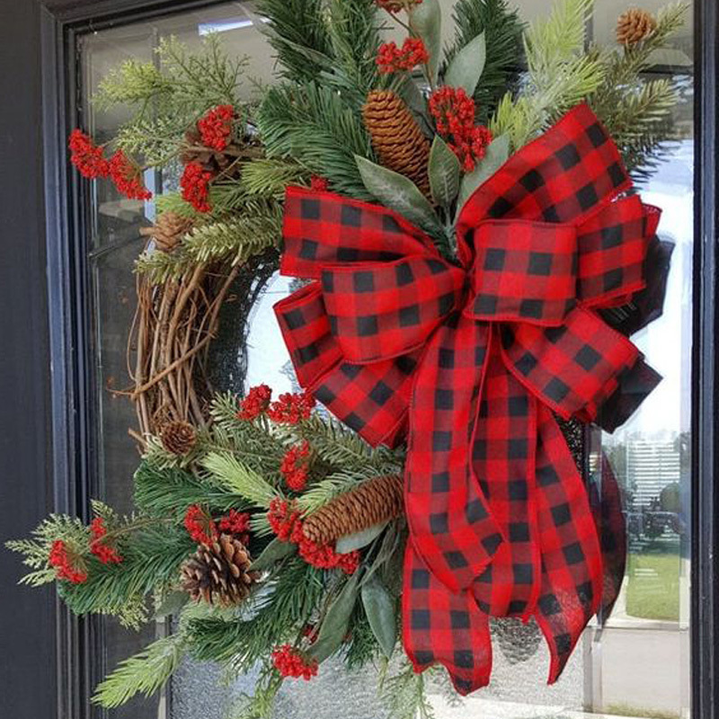 2021 Ribbons Wreaths Merry Decoration Plaid Rattan Red 10-30cm Natural Christmas home door wall Decor Xmas Garland noel new 
2021 Ribbons Wreaths Merry Decoration Plaid Rattan Red 10-30cm Natural Christmas home door wall Decor Xmas Garland noel new