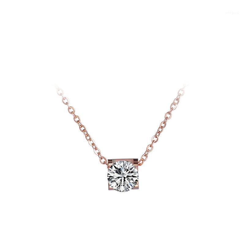 Chokers Classic Titanium Steel 5Ct Cubic Zirconia Choker Pendant Neckalces Jewelry Trendy Lovely Necklace For Women N170391
Chokers Classic Titanium Steel 5Ct Cubic Zirconia Choker Pendant Neckalces Jewelry Trendy Lovely Necklace For Women N170391