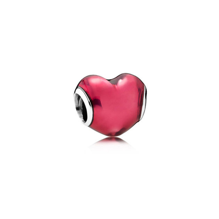 Fine jewelry Authentic 925 Sterling Silver Bead Fit Charm Bracelets Valentine's Day Love Series Gift Box Safety Chain Pendant DIY beads