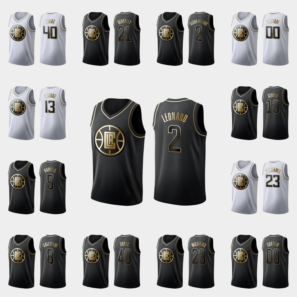 Los Angeles Clippers Men Paul George Kawhi Leonard Lou Williams Patrick Beverley NBA Black Custom White Golden Edition Jersey
Los Angeles Clippers Men Paul George Kawhi Leonard Lou Williams Patrick Beverley NBA Black Custom White Golden Edition Jersey