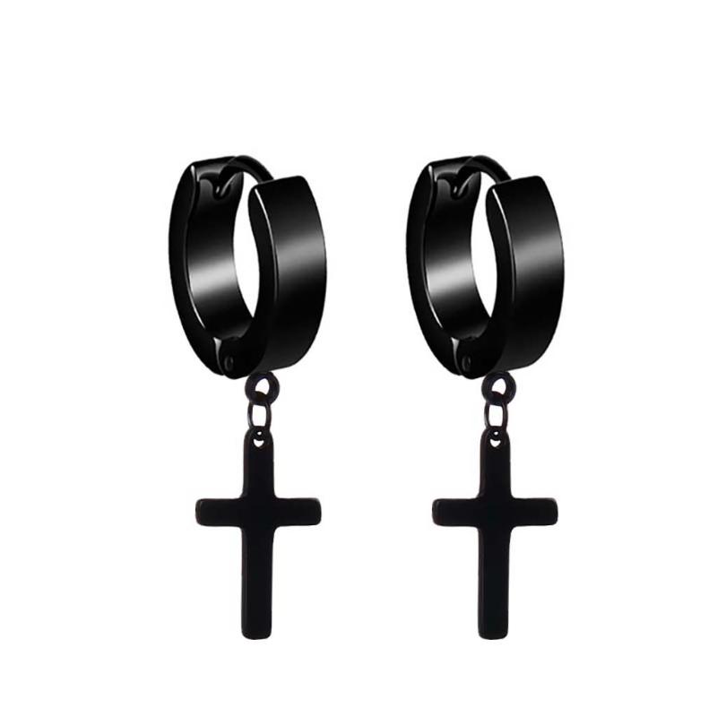 Dangle & Chandelier Simple Design Men Women Stainless Steel Cross Hoop Earrings Clip On Piercing Jewelry Accessories Gift Delicate
Dangle & Chandelier Simple Design Men Women Stainless Steel Cross Hoop Earrings Clip On Piercing Jewelry Accessories Gift Delicate