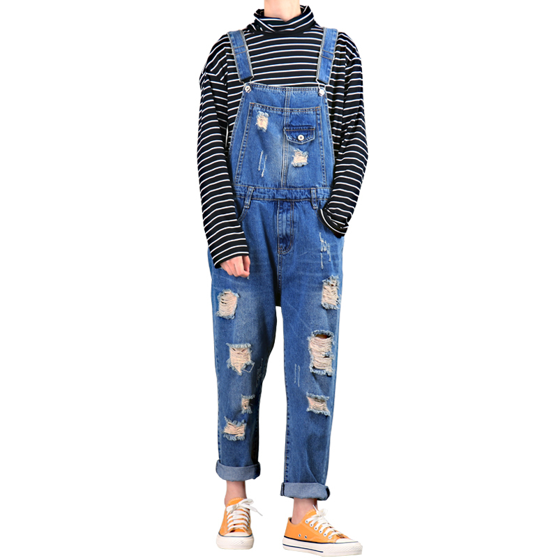 Brim Pants Men's 2020 New Torn Retro Cut Jeans Slacks Korean Version of Thin Feet Suspenders Male Overalls Hycv, Blue
Brim Pants Men's 2020 New Torn Retro Cut Jeans Slacks Korean Version of Thin Feet Suspenders Male Overalls Hycv, Blue