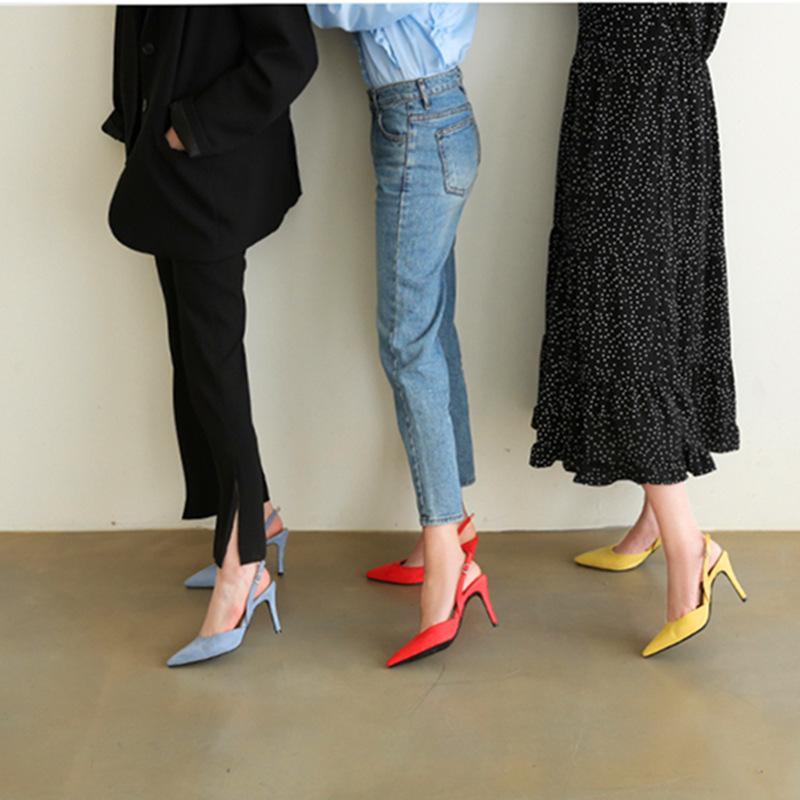 PUMPS 6CM/8CM/10CM Summer new sandals stiletto pointed suede buckle with hollow fashion high heels womens andals size 34-411, Beige 6cm
PUMPS 6CM/8CM/10CM Summer new sandals stiletto pointed suede buckle with hollow fashion high heels womens andals size 34-411, Beige 6cm