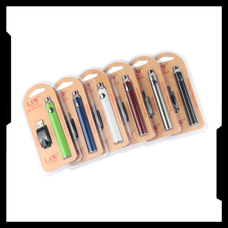 1100 mAh Preheat VV Vape Pen Law Preheating Battery Variavle Voltage 510 Thread Cartridge + USB Charger Blister Package Kit
1100 mAh Preheat VV Vape Pen Law Preheating Battery Variavle Voltage 510 Thread Cartridge + USB Charger Blister Package Kit