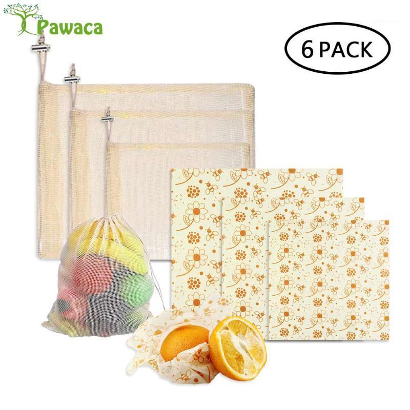 3pcs Beeswax Wrap Cloth + 3Pcs Degradable Organic Cotton Mesh Storage Bag Eco Friendly Reusable Fresh Keeping Sets1
3pcs Beeswax Wrap Cloth + 3Pcs Degradable Organic Cotton Mesh Storage Bag Eco Friendly Reusable Fresh Keeping Sets1