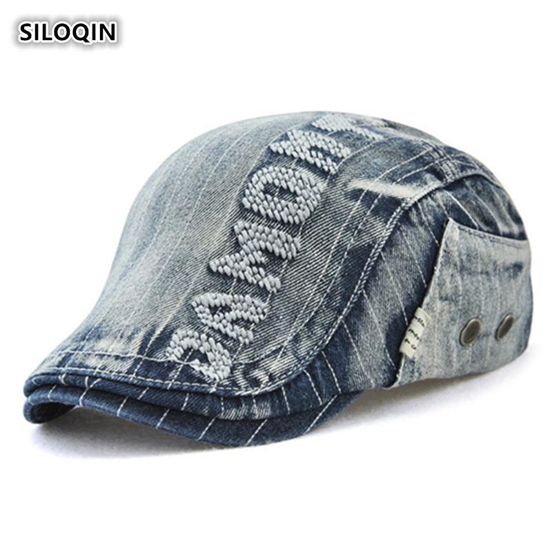 Berets SILOQIN Fashion Trend Men's Cotton Cowboy Adjustable Size Letter Embroidery Tongue Cap Wild Leisure Travel Riding SunHat, Color 5
Berets SILOQIN Fashion Trend Men's Cotton Cowboy Adjustable Size Letter Embroidery Tongue Cap Wild Leisure Travel Riding SunHat, Color 5