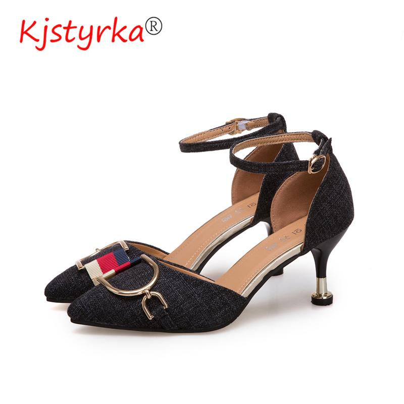 Kjstyrka 2021 Pointed Toe Thin Heel Women Pumps Sandals Metal Decoration Wedding Shoes size 34-39, Black
Kjstyrka 2021 Pointed Toe Thin Heel Women Pumps Sandals Metal Decoration Wedding Shoes size 34-39, Black