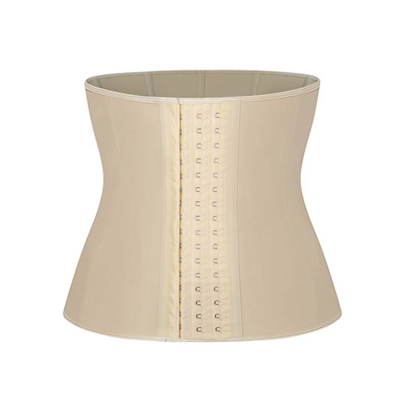 3 Layers 9 Steel Boned 100% Latex Waist Trainer Corset Training Corsets and Bustiers Cincher Slimming Shapewear Bodysuit 9079E
