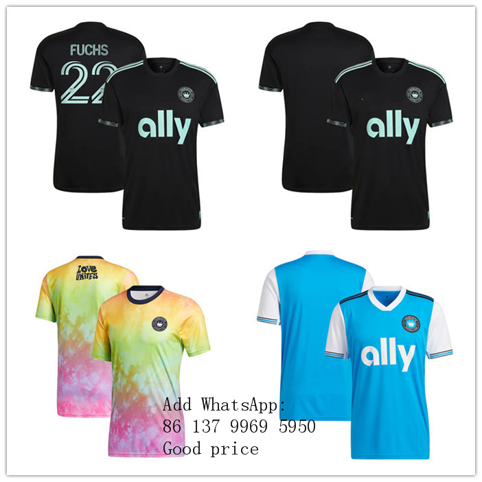 Custom Mens women youth Charlotte FC 22 Christian Fuchs Black blue 2021/22 New Heritage Authentic Player Jersey
Custom Mens women youth Charlotte FC 22 Christian Fuchs Black blue 2021/22 New Heritage Authentic Player Jersey