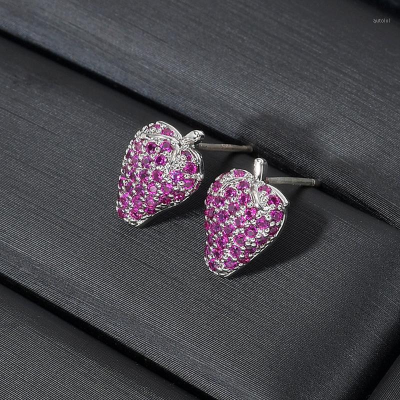 fashion strawberry stud piercing earings for girls with tiny cz new friut design earrings jewelry women accesories bijoux gift1
fashion strawberry stud piercing earings for girls with tiny cz new friut design earrings jewelry women accesories bijoux gift1
