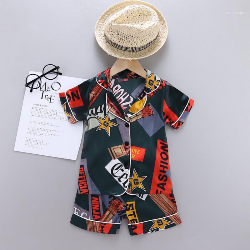 Baby Sleepwear Kids Boys Girls Pajamas Pentagram English Print Pyjamas Set Short Sleeve Blouse Tops+Shorts Sleepwear Pajamas1
Baby Sleepwear Kids Boys Girls Pajamas Pentagram English Print Pyjamas Set Short Sleeve Blouse Tops+Shorts Sleepwear Pajamas1