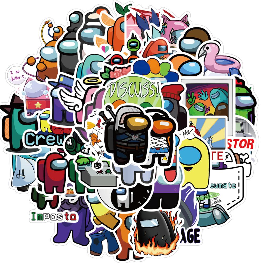 50Pcs popular game stickers waterproof stickers skateboard refrigerator guitar laptop motorcycle travel luggage cartoon among us
50Pcs popular game stickers waterproof stickers skateboard refrigerator guitar laptop motorcycle travel luggage cartoon among us