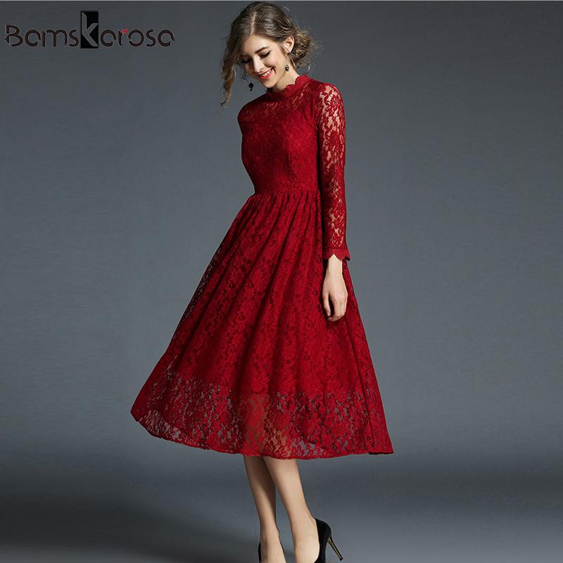 Dresses For Women Red Lace Dress Elegant Evening Party Dresses Sexy Slim Mid-Calf Christmas Dress Three Quarter Sleeve vestidos, Wine red
Dresses For Women Red Lace Dress Elegant Evening Party Dresses Sexy Slim Mid-Calf Christmas Dress Three Quarter Sleeve vestidos, Wine red