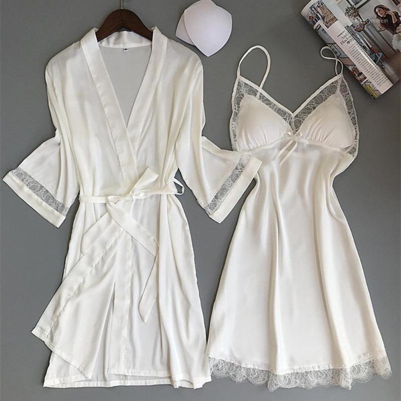 Sexy Women Rayon Kimono Bathrobe WHITE Bride Bridesmaid Wedding Robe Set Lace Trim Sleepwear Casual Home Clothes Nightwear #04221
Sexy Women Rayon Kimono Bathrobe WHITE Bride Bridesmaid Wedding Robe Set Lace Trim Sleepwear Casual Home Clothes Nightwear #04221