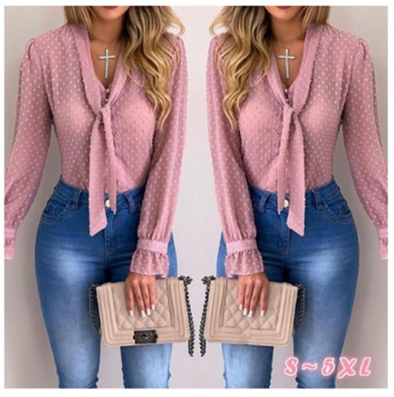 Button Tie Women T-shirts Fashion Trend Sexy Long sleeve Tees Tops Designer New Autumn Female Loose Casual T-shirts, Pink
Button Tie Women T-shirts Fashion Trend Sexy Long sleeve Tees Tops Designer New Autumn Female Loose Casual T-shirts, Pink