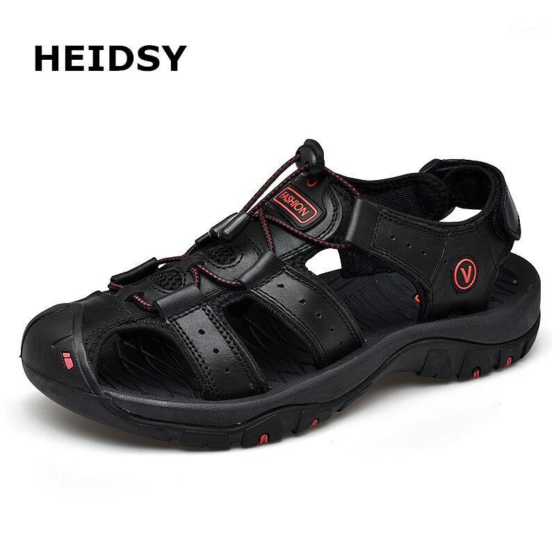 Summer Leather Men Sandals Five-color Big size 38-48 Comfortable Beach Shoes Male Outdoor Non-Slip Sneakers Men Roman Sandals1, Black
Summer Leather Men Sandals Five-color Big size 38-48 Comfortable Beach Shoes Male Outdoor Non-Slip Sneakers Men Roman Sandals1, Black