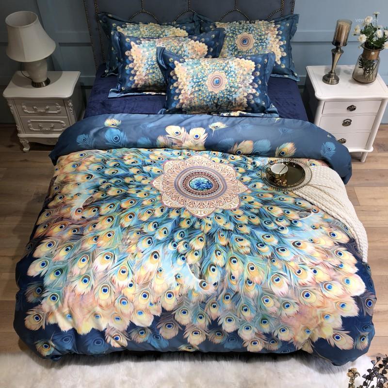 High quality island velvet Bedding Set Color satin Bed Set Peacock opening Duvet Cover Bed Sheet Pillowcases Queen King size1, Colour 1
High quality island velvet Bedding Set Color satin Bed Set Peacock opening Duvet Cover Bed Sheet Pillowcases Queen King size1, Colour 1