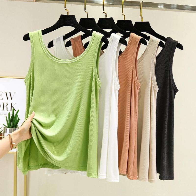Women 2021 Spring Autumn New Fashion O-neck Vest Tops Femae Solid Color Sleeveless Tops Ladies Loose Bottoming Vest D896, Black
Women 2021 Spring Autumn New Fashion O-neck Vest Tops Femae Solid Color Sleeveless Tops Ladies Loose Bottoming Vest D896, Black