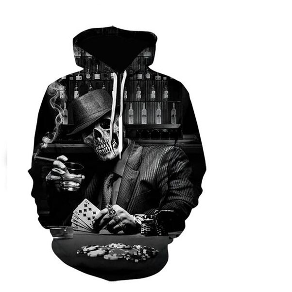 Men Women Fashion 3D Hoodies Tattoo Skull Print Loose Hooded Sweatshirt Casual Pullovers, As shown 3
Men Women Fashion 3D Hoodies Tattoo Skull Print Loose Hooded Sweatshirt Casual Pullovers, As shown 3