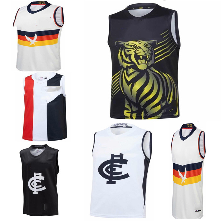 2020 AFL jersey Carlton Blues Richmond Tigers Adelaide Crows NORTH MELBOURNE KANGAROOS ST KILDA SAINTS s-xxxlMen's tops, White
2020 AFL jersey Carlton Blues Richmond Tigers Adelaide Crows NORTH MELBOURNE KANGAROOS ST KILDA SAINTS s-xxxlMen's tops, White